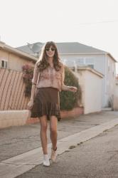 A Summer To Fall Transition Outfit: How to Dress In-Between Seasons