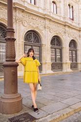 Yellow Dress in Seville 