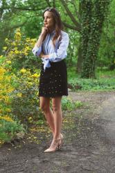 SKIRT IN PEARLS