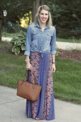 Transitional Outfits for Fall with Dresses 