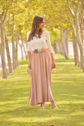 Vestido bicolor