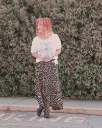 Leopard Print Skirt & Freebird Boots: A Little Incoherent