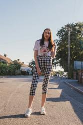 Bershka: Check Trousers 