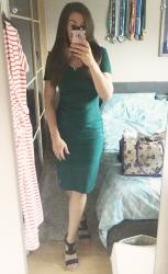 Plain Green Dress (Workwear)