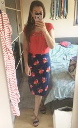 Floral Pencil Skirt (Workwear)