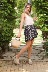 Wrap  Skirt and Lingerie Top