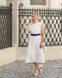 The White Midi Dress