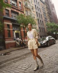 A Shorts Suit for New York Fashion Week