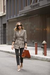 Work Wear: Belted Blazers