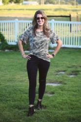 Thursday Fashion Files Link Up #179 – I’ve Joined the Camo Bandwagon