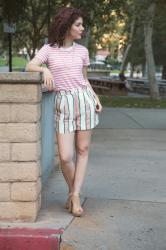 Pattern Mixing: Double Stripes Outfit