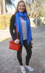 Vloggers Catch Up Video: Striped Tees and Skinny Jeans With Colourful Rebecca Minkoff Bags