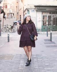 #Look ✘ La robe dentelle et les boots rock sans prise de tête