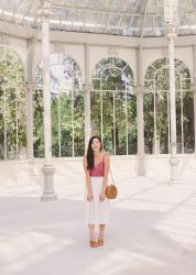 Visiting Palacio de Cristal in Madrid