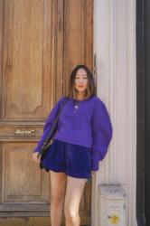 A Casual Chic Purple Look for Isabel Marant