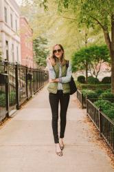 3 Preppy Ways to Style a Chambray Shirt