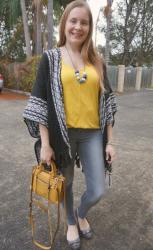 Skinny Jeans, Bright Tanks and Kimonos With Colourful Rebecca Minkoff Bags