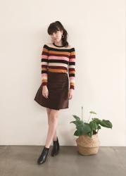 corduroy wrap skirt 