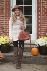 Aventura Fair Isle Sweater & Fedora & Confident Twosday Linkup 