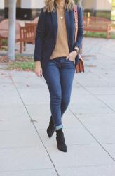 Fall Layers - Blazer + Sweater combo