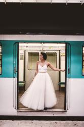 Ballerina in the subway 