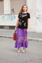 Come indossare il colore moda ultra violet – Styling tips and Outfit