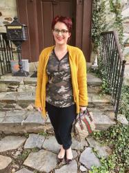 I must ask you a question! {Must have mustard cardigan!}