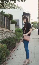 blouse + jeans