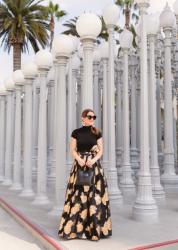 4 Ways to Wear a Gold Jacquard Gown