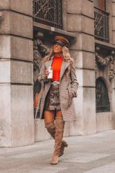 Tendencia invierno 2019, el abrigo de cuadros