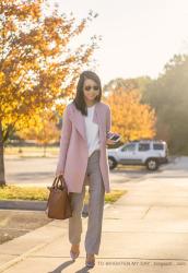 Fall Work Style - Pink & Neutrals