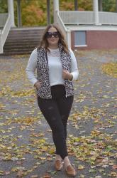 How to Style a Leopard Puffer Vest