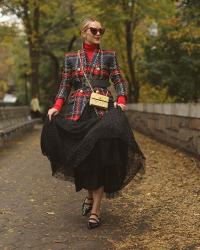 FESTIVE ATTIRE // PLAID AND POLKA DOTS