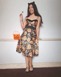Dresslily Halloween Dress and Cat Hoodie Review