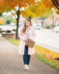 Pink Coat for Fall