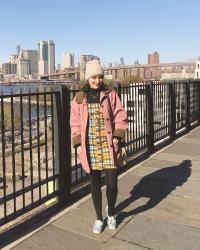 Hipster for a Day: A Plaid Jumper in Brooklyn Heights