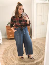 One Plaid Shirt Styled Seven Ways