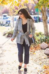 Plaid Blazer