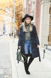 how to feel chic when it’s really cold outside.