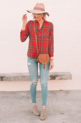 5 Ways to Style a Red Flannel Shirt for the Holidays