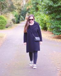 Classic Black Coat Outfit