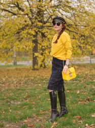 Yellow and Blue November Outfit