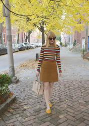 Striped Turtleneck 