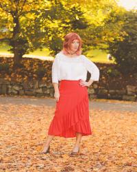 Red Ruffled Skirt & Leopard Pumps: The Author Of Your Life