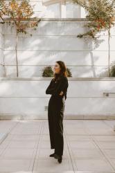 Holiday Season Hero | The Black Jumpsuit