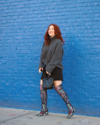 Statement Boots: Sam Edelman Embroidered Over-The-Knee Boots