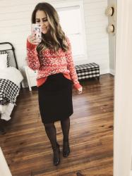 style series: 12 ways to style a Christmas sweater.