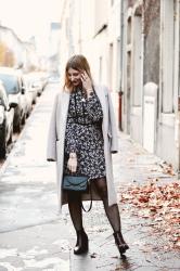 Une petite robe à fleurs en automne !