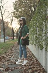 Look: Blazer verde / Gallarate