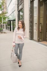 Workwear: Blush Pink Sweater